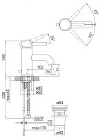 Vorschau: Steinberg Serie 100 Waschtisch-Einhebelmischer mit Ablaufgarnitur, Ausladung 100mm