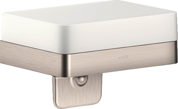 Axor Universal Accessories Flüssigseifenspender 180ml mit Ablage in weiß