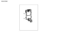 Vorschau: Villeroy&Boch ViConnect WC-Montageelement für Nassbau, Bautiefe 12,5cm 922479001