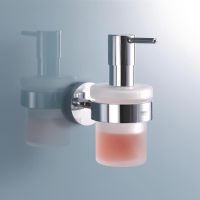 Grohe QuickFix Start Seifenspender mit Halter, zum Kleben oder Bohren, chrom 41195000