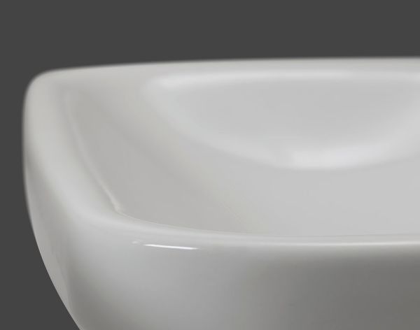 Duravit DuraStyle Handwaschbecken 45x33,5cm, ohne Überlauf, mit Wondergliss, weiß 07084500001