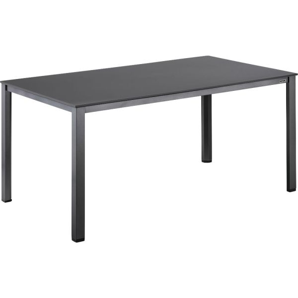 KETTLER CUBIC Dining-Tisch mit KETTALUX® Platte 160 x 95 cm, anthrazit 0301821-7000KETTLER LAGO Dining-Set mit CUBIC Dining-Tisch KETTALUX® Platte 160 x 95 cm, grau/anthrazit