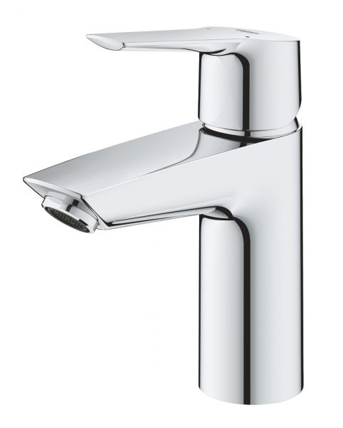 Grohe Start Quick-Fix Einhand-Waschtischbatterie S-Size mit Push-Open Ablaufgarnitur, chrom