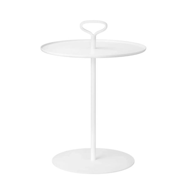 blomus PORTER Garten Beistelltisch Ø42cm, weiß
