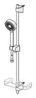 Vorschau: Hansa Hansabasicjet Wandstangen-Set 720mm, 3-strahlig, chrom