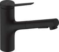 Vorschau: Hansgrohe Zesis M33 Küchenarmatur 2 Strahl. sBox schwarz 74821670