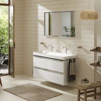 Vorschau: Hansgrohe Xelu Q Waschtischunterschrank 118x47,5cm, mit 2 Schubkästen 54035000