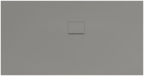 Villeroy&Boch Squaro Infinity Quaryl®-Duschwanne, Eckeinbau rechts gegen Wand, 170x90cm, grey, UDQ1790SQI2RV-3S