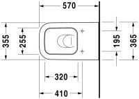 Vorschau: Duravit Happy D.2 Stand-WC Tiefspüler, weiß