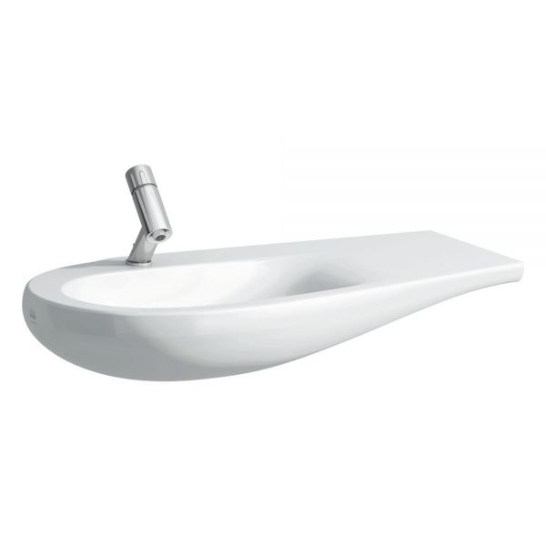 Laufen IL BAGNO ALESSI ONE Waschtisch Ablage rechts 90x50cm, weiß LCC H8149754001041