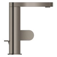 Vorschau: Grohe Plus Einhand-Waschtischbatterie, M-Size, Zugstangen-Ablaufgarnitur, hard graphite gebürstet