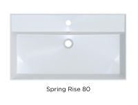 Vorschau: RIHO Spring Rise Waschtisch mit Waschtischunterschrank 80x46cm und Spiegelschrank, 2 Schubladen