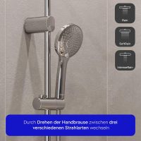 Vorschau: Duravit Shower Systems Duschsystem mit Wanneneinlauf, chrom