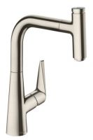 Vorschau: Hansgrohe Talis Select S Küchenarmatur 220 mit Ausziehauslauf, edelstahl 72822800