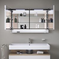 Vorschau: Duravit Qatego Spiegelschrank 120x75cm, mit 2 Türen und Nischenbeleuchtung, dimmbar