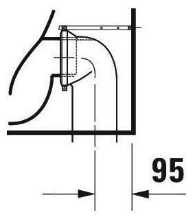 Duravit D-Neo Stand-WC, Tiefspüler, spülrandlos, HygieneGlaze, weiß