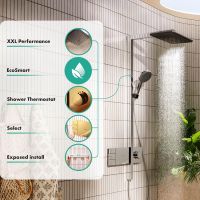 Vorschau: hansgrohe Raindance Alive Q Duschsystem 2 Strahlarten, ShowerSelect Comfort, polished gold optic