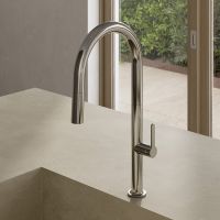 Kludi AUREA Küchenarmatur mit ausziehbarer Brause, chrom 558520575
