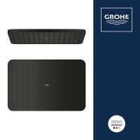 Vorschau: Grohe Vitalio Joy+ 350x230 Kopfbrause mit AquaCalibrator, schwarz matt