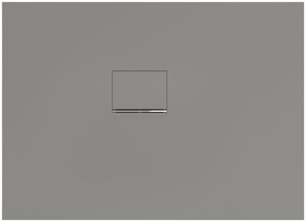 Villeroy&Boch Squaro Infinity Quaryl®-Duschwanne, Eckeinbau links gegen Wand, 110x80cm grey UDQ1180SQI2LV-3S 