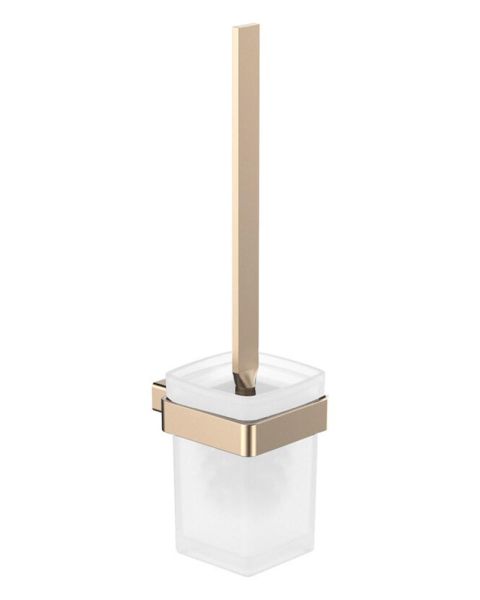 emco loft Toilettenbürstengarnitur Kristallglas satiniert, bronze gebürstet 051501700