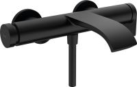 Hansgrohe Vivenis Einhebel-Wannenarmatur Aufputz, schwarz matt 75420670