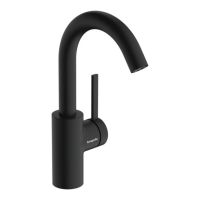 Vorschau: hansgrohe Zesis S Waschtischarmatur 210 mit Schwenkauslauf ohne Ablaufgarnitur, schwarz matt