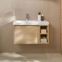 Vorschau: Villeroy&Boch Skyla Waschtisch 80x46cm, Ablagefläche rechts