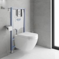 Vorschau: Grohe Rapid SL 3-in-1 Rapid SL Montageelement 1,13m mit Betätigungsplatte in schwarz glänzend