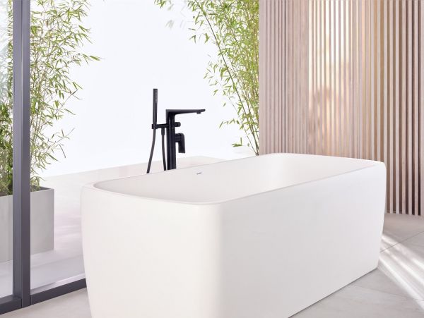 Duravit Qatego freistehende Badewanne rechteckig 180x80cm, weiß