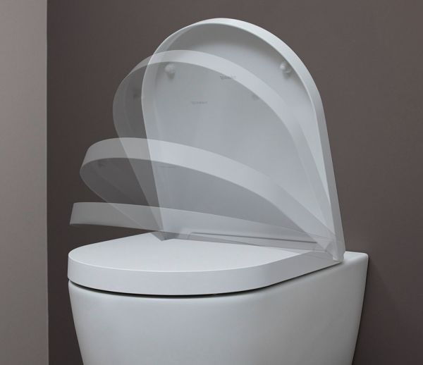 Duravit ME by Starck WC-Sitz, abnehmbar, mit Absenkautomatik, weiß