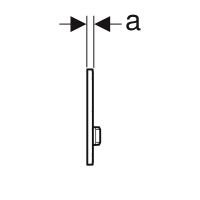 Vorschau: Geberit Sigma50 Betätigungsplatte, für 2-Mengen-Spülung