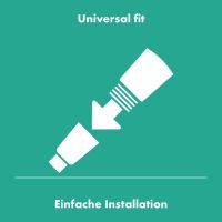 Vorschau: Hansgrohe Designflex Textil-Brauseschlauch 2m, polished gold optic