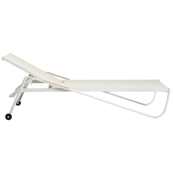KETTLER DINING DIAMOND Stapelliege weiß matt beige 0103914-5800