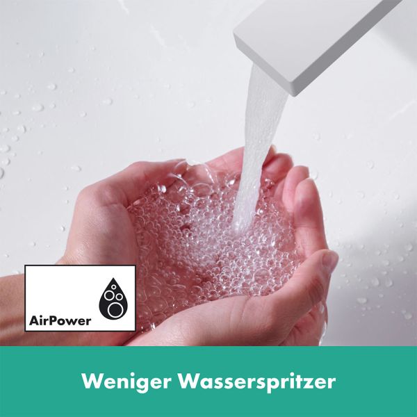 Hansgrohe Tecturis E 3-Loch Einhebel-Wannenrandmischer mit sBox, weiß matt