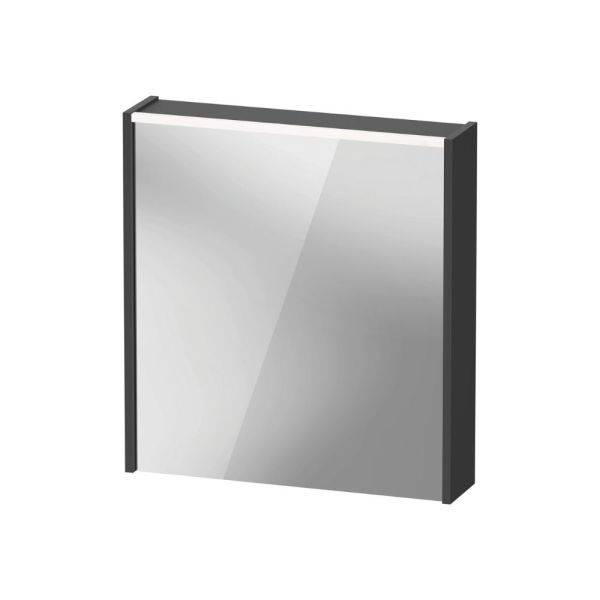 Duravit D-Code 2.0 Spiegel LED-Spiegelschrank, graphit matt DC7105L49490000
