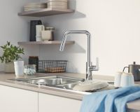 Grohe Start 2-in-1-Hybrid Einhand-Spültischbatterie, chrom 1012430000 Grohe Start 2-in-1-Hybrid Einhand-Spültischbatterie, chrom 1012430000