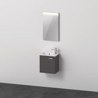 Vorschau: Duravit XBase Badmöbel-Set 43cm mit ME by Starck Waschtisch und Spiegel XB0065L4949