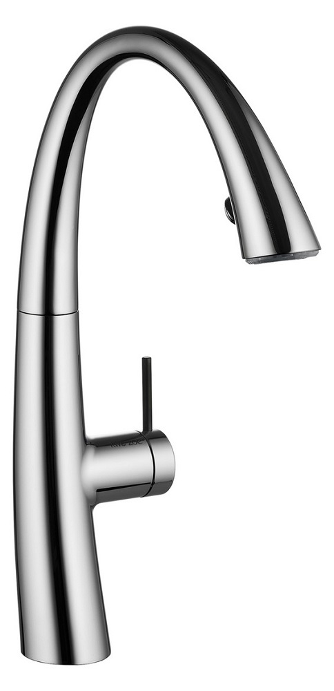KWC ZOE Spültischarmatur – Chrom, Mit Brausefunktion, 8 L/Min, Keramikkartusche