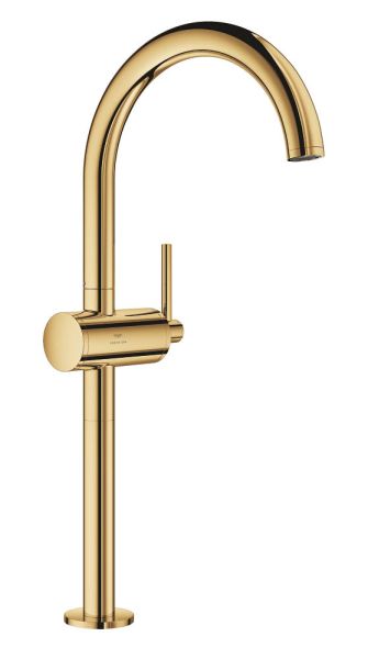 Grohe Atrio Waschtischarmatur XL-Size für freistehende Waschschüsseln, mit Push-Open, cool sunrise 24365GL0