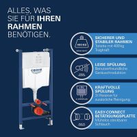 Vorschau: Grohe Solido 5-in-1-Set WC mit Spülkasten, WC-Sitz & Betätigung, weiß