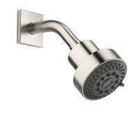 Dornbracht Serienneutral Kopfbrause Ø9,2cm, FlowReduce platin gebürstet 28508980-060010