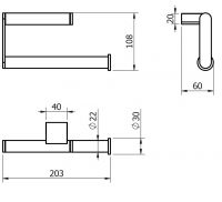 Vorschau: Avenarius Serie 390 Handtuchring, chrom