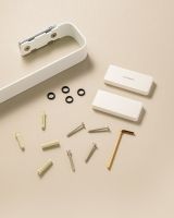 Vorschau: Cosmic Line Handtuchstange 40cm, weiß matt