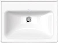 Duravit D-Neo Waschtisch rechteckig 65x48cm, mit Überlauf, weiß 2367650060