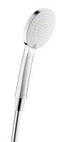 Vorschau: Duravit Handbrause 11cm, 3 Strahlarten, chrom/weiß