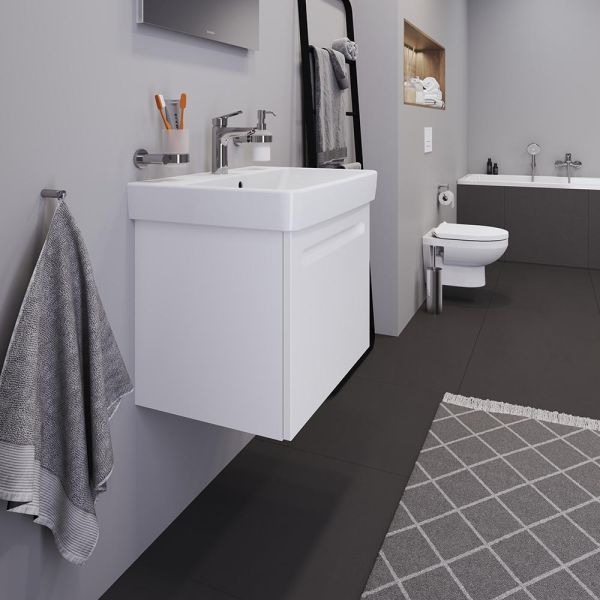 Duravit No.1 Badmöbel-Set 65cm mit Waschtisch, Spiegelschrank, 1 Auszug und Innenschublade