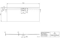 Vorschau: Villeroy&Boch Architectura MetalRim Duschwanne, 170x75cm, weiß