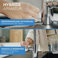 Vorschau: Grohe Start 2-in-1-Hybrid Küchenarmatur mit ausziehbarer Spülbrause