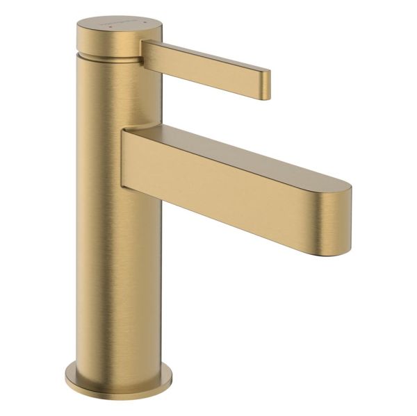 hansgrohe Finoris Einhebelmischer 100 mit Push-Open, brushed bronze 76010140
